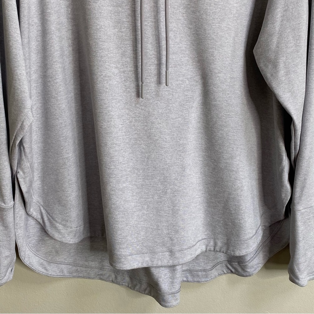 Athleta Light Heather Grey Uptempo Hoodie Size 1X - Picture 9 of 16